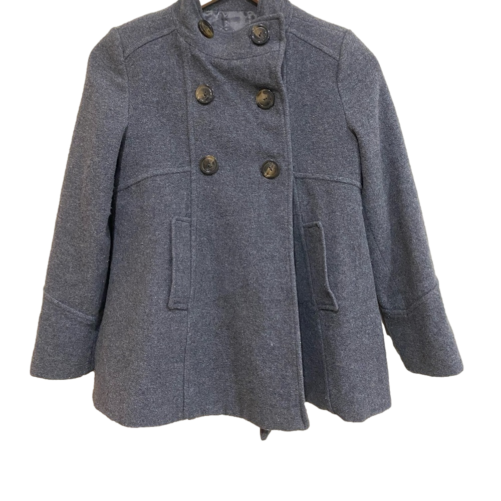 Zara kids girls 11-12 years double breasted wool blend pea coat